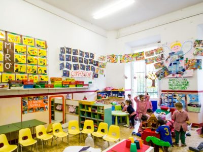 Attività di gruppo della scuola dell'infanzia