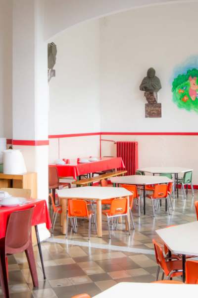 Sala da pranzo della Scuola dell'infanzia