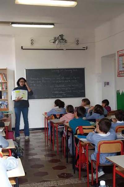 Lezione in corso della Scuola Maria Luigia di Chiavari